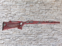 Boyds Featherweight Maroon Stock Ruger American Short Action Rifle