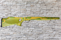 Boyds Featherweight Bright Green, Yellow Stock Savage B-Mag 17WSM Bull Barrel Rifle