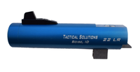 Tactical Solutions 4" Gloss Blue Pinned End Buckmark Trail-Lite Barrel