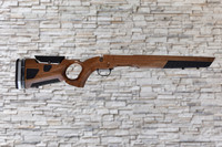 Boyds At-One Thumbhole Walnut Stock Savage B-Mag 17WSM Bull Barrel Rifle