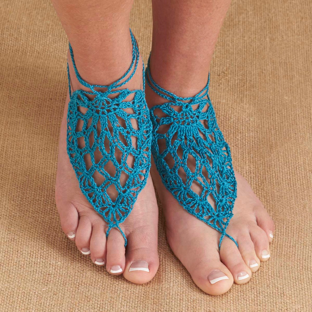 Finding Summer Barefoot Sandals - Erstell Knots • Oombawka Design Crochet