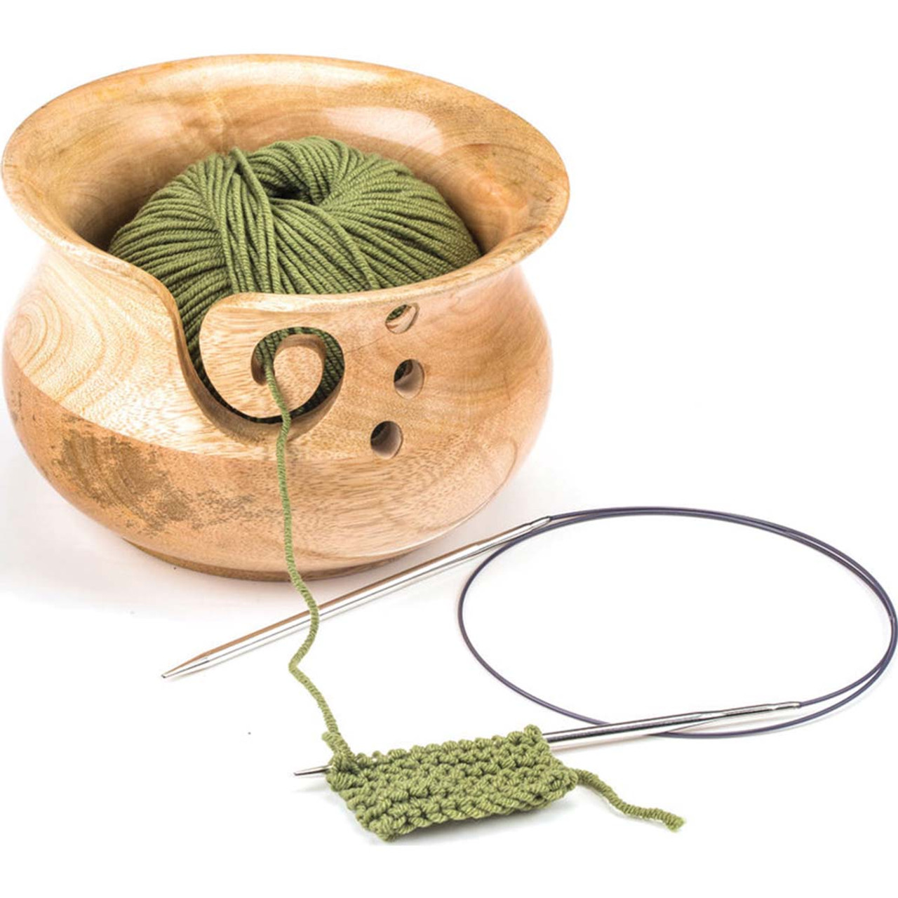 Gifts for DAD - 7 Ceramic Yarn Bowl Holder Bowls for Knitting Crochet for  Moms - Helia Beer Co