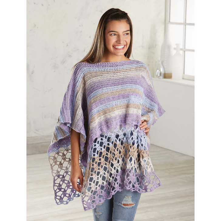 Willow Yarns Whimsical Poncho Crochet Yarn Kit