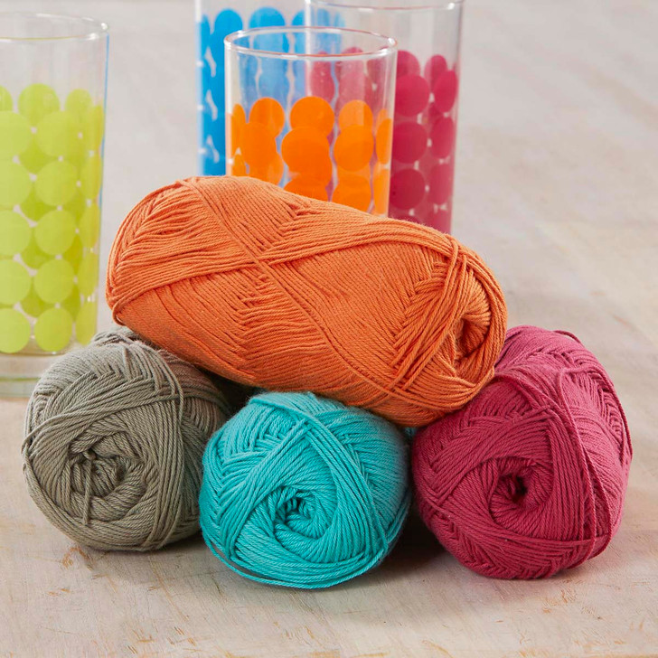 Willow Yarns Colorful Blooms Coasters & Holder Yarn Pack