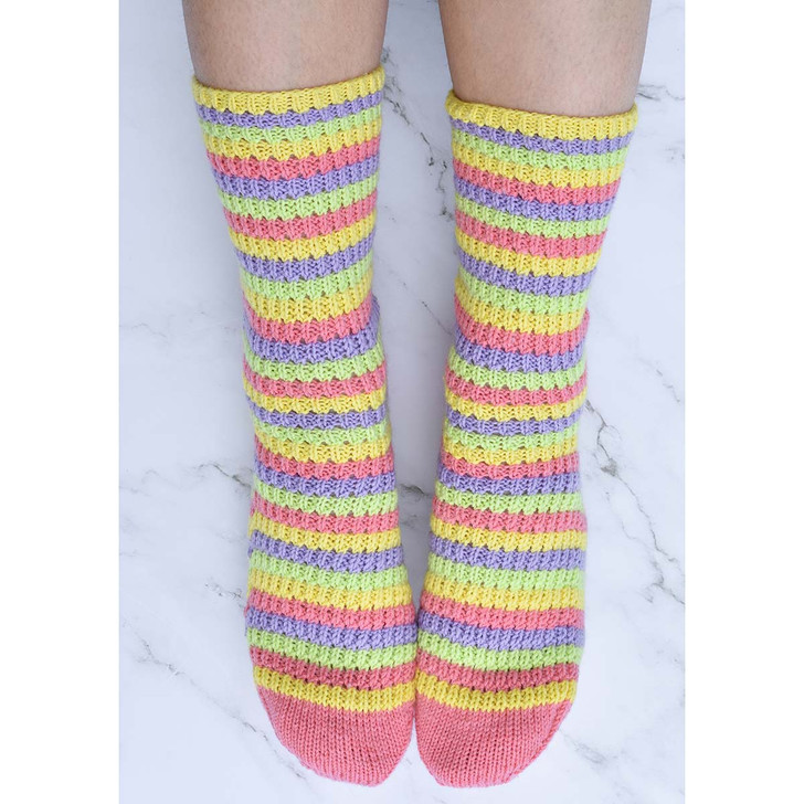 Universal Yarn Sugar Stripe Socks Free Download