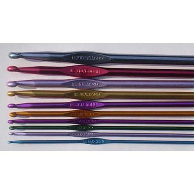 Susan Bates Luxite set of 6—6 (15cm) Crochet Hooks