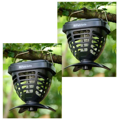 Bug Out 2-in-1 Solar Stake Light & Bug Zapper Set