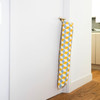 Luxury Velvet Draught Excluder - Cube Yellow (Available in 2 Sizes)