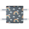 Children's Booster Cushions - Bee a Rainbow Grey