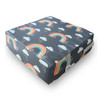 Children's Booster Cushions - Bee a Rainbow Grey