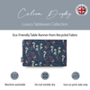 Christmas Table Runner - Robin & Berries Navy - Available in 3 Lengths