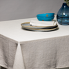 Celina Digby Luxury Stonewashed 100% Linen Tablecloth - Available in 7 Sizes - IVORY (off white)