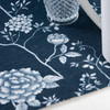 Celina Digby Luxury Eco-Friendly Recycled Linen-Like Fabric Table Runner - Cecylia Navy - Available in 3 Sizes