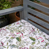 Water Resistant Garden Outdoor Bench Seat Pad - Welsh Meadow Floral (Available in 2-Seater or 3-Seater Size)