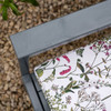 Water Resistant Garden Outdoor Bench Seat Pad - Welsh Meadow Floral (Available in 2-Seater or 3-Seater Size)