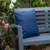 Water Resistant Garden Cushion -  Navy Blue - Available in 3 Sizes, Square & Rectangular