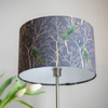 Luxury Soft-Touch Velvet Lampshade - Available for Ceiling Light, Standard Lamp or Table Lamp - Peacock Grey