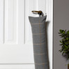 Luxurious Wool Effect Draught Excluder - Grey Check (Available in 2 Sizes)