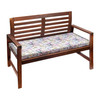 Water Resistant Garden Outdoor Bench Seat Pad - English Garden (Available in 2-Seater or 3-Seater Size)