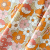 Super Soft-Touch & Luxury Heavyweight Velvet Fabric by the Metre  - Flower Power 1960s Retro Floral Design