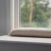 Window and Door Draught Excluder, Filled with Buckwheat Hulls, Made to Desired Custom Length - Sherpa Fluffy Fabric - Available in 5 Colours