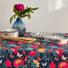 Celina Digby Luxury Eco-Friendly Recycled Linen-Like Fabric Tablecloth -  Midsummer Night - Available in 6 Sizes