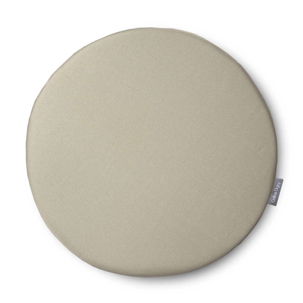 Circular Round Garden Outdoor Chair Seat Pads Beige