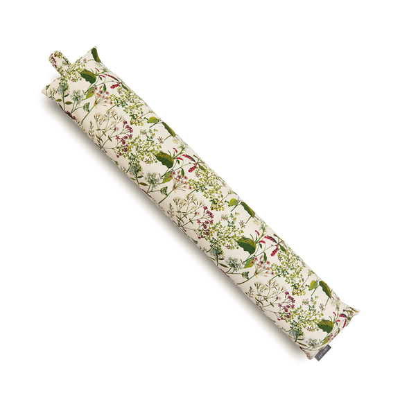 Luxury Velvet Draught Excluder - Welsh Meadow Cream (Available in 2 Sizes)
