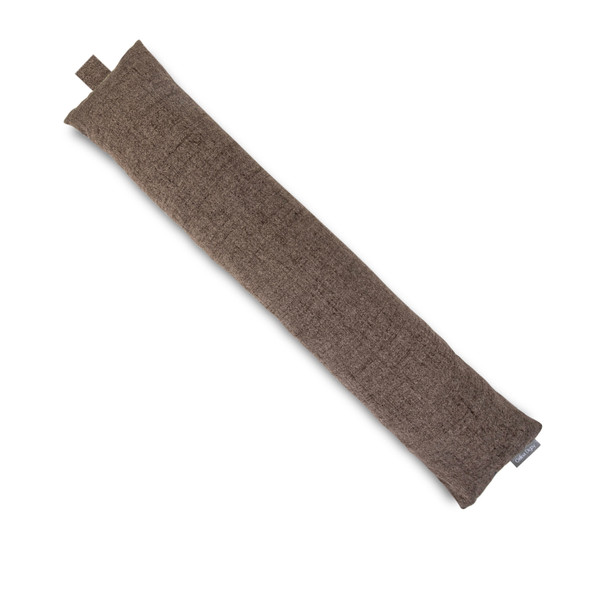 Luxurious Wool Effect Draught Excluder - Antique Brown (Available in 2 Sizes)