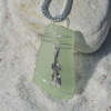 Custom Handmade Genuine Sea Glass Necklace with a Silver Cello Charm - Choose the Color - Frosted, Green, Brown, or Aqua