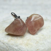 Custom Red Aventurine Stone Cufflinks Handmade - 1 Set