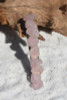 Rose Quartz Stone French Barrette Hair Clip 4" or 100 mm Length