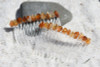 Citrine Stone Hair Combs (Quantity of 2) - 1 Set