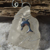 Dolphin Sea Glass Christmas Ornament