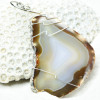 Natural Agate Slice Ornament