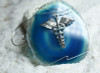 Wire Wrapped Medical Caduceus Christmas Ornament