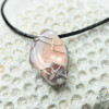 Tumbled Crazy Lace Agate Necklace