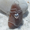 Wire Wrapped Heart Christmas Ornament