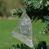 Anchor Sea Glass Ornament