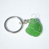 Green Sea Glass Keychain