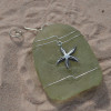 Starfish Sea Glass Christmas Ornament