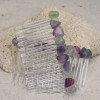 Fluorite Hair Combs