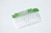 Surf Tumbled Green Sea Glass Hair Comb
