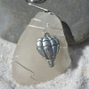 Hot Air Balloon Sea Glass Ornament