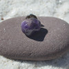 Amethyst Stone Tie Tack - Quantity of 1 - Made to Order