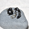 Snowflake Obsidian Men's Jewelry Set