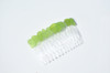 Lime Green Sea Glass Hair Comb