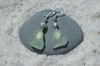 Tiny Sea Foam Sea Glass Earrings