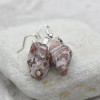 Leopard Skin Stone Earrings