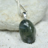 Green Moss Agate Pendant and Necklace